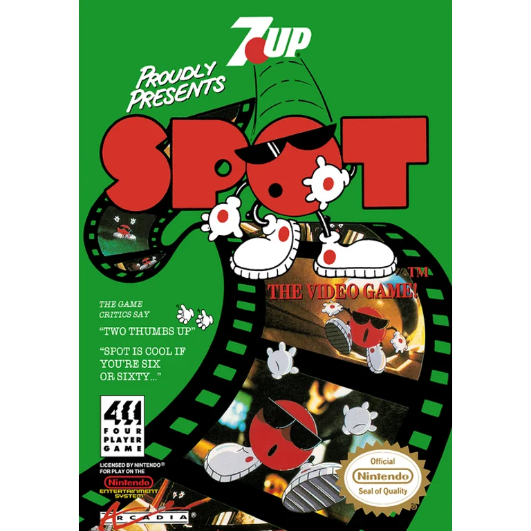 Jaquette de Spot The Video Game 1 sur Nes