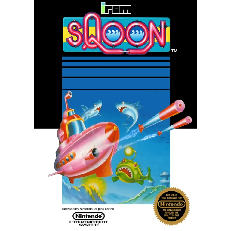 Jaquette de Sqoon 1 sur Nes