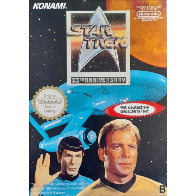 Jaquette de Star Trek 25th Anniversary sur Nes