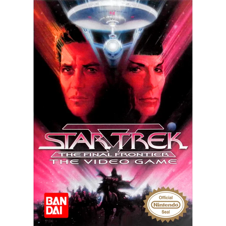 Jaquette de Star Trek V The Final Frontier 1 sur Nes