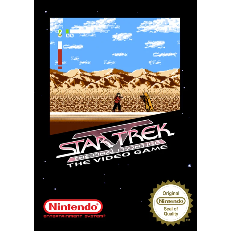 Jaquette de Star Trek V The Final Frontier sur Nes