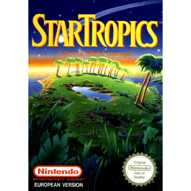 Jaquette de StarTropics 1 sur Nes