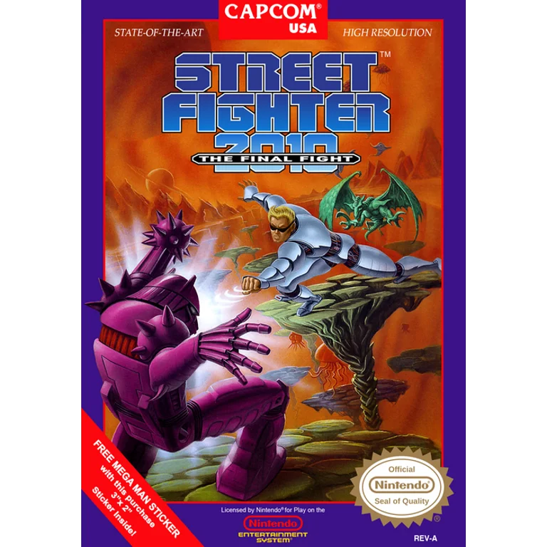 Jaquette de Street Fighter 2010 The Final Fight 1 sur Nes