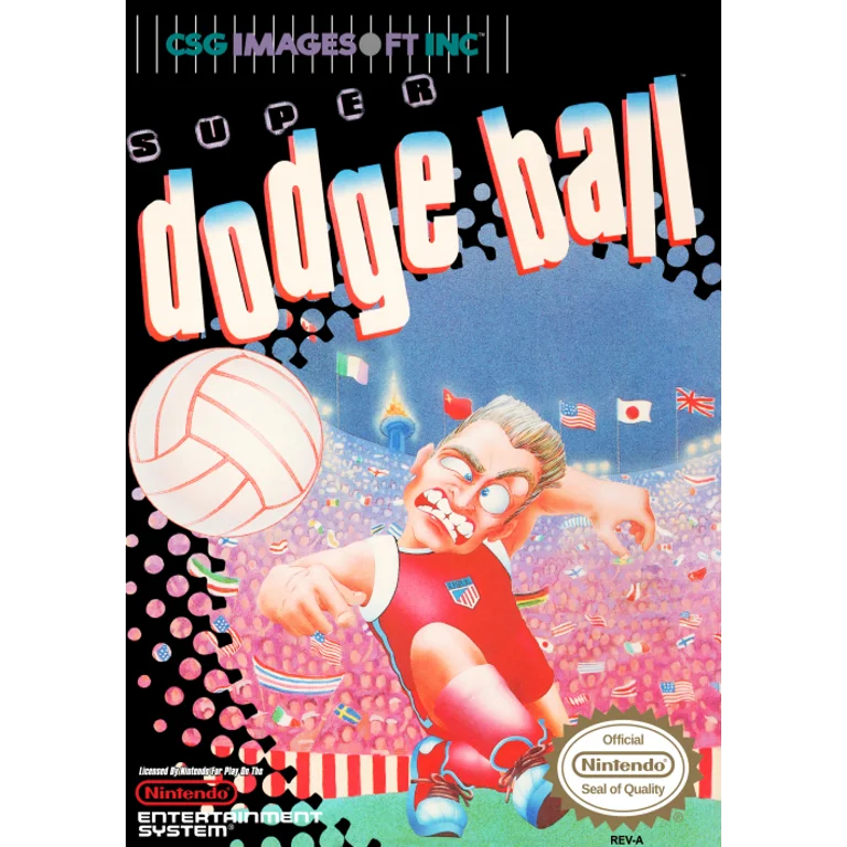 Jaquette de Super Dodge Ball 1 sur Nes