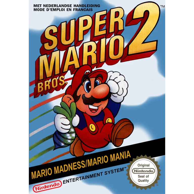 Jaquette de Super Mario Bros. 2 sur Nes