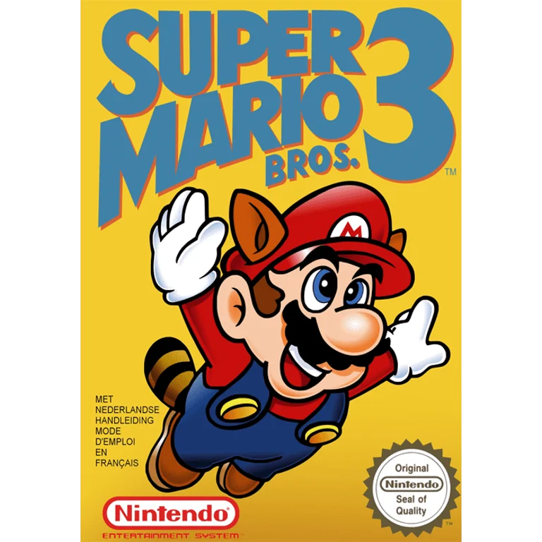 Jaquette de Super Mario Bros. 3 sur Nes