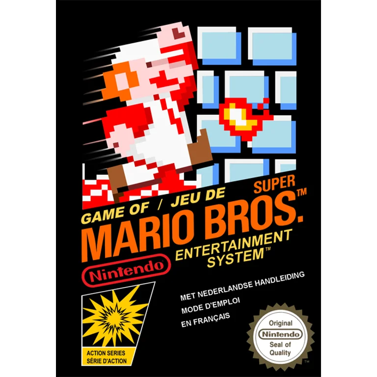 Jaquette de Super Mario Bros sur Nes