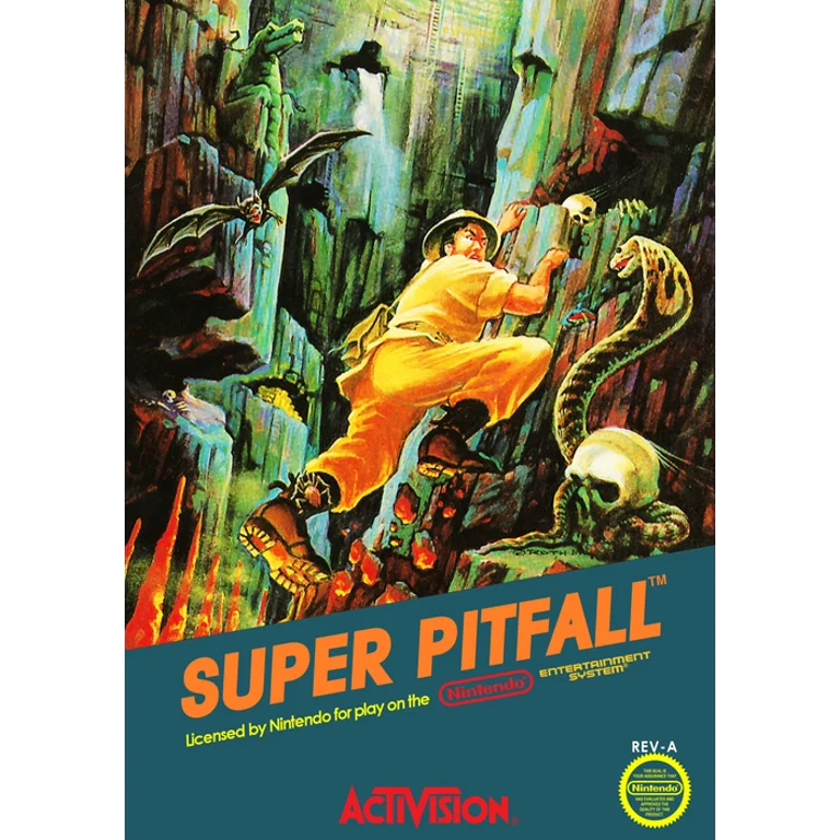 Jaquette de Super Pitfall 1 sur Nes