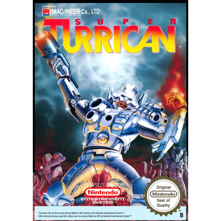 Jaquette de Super Turrican 1 sur Nes