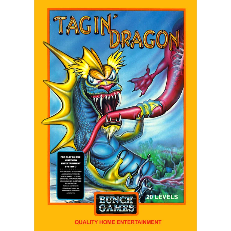 Jaquette de Tagin Dragon 1 sur Nes