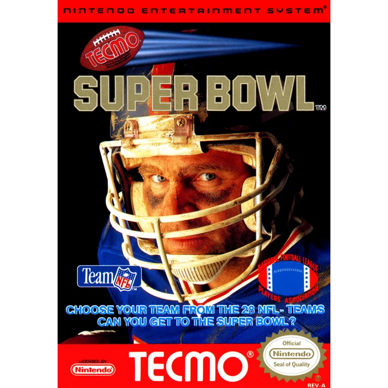 Jaquette de Tecmo Super Bowl 1 sur Nes