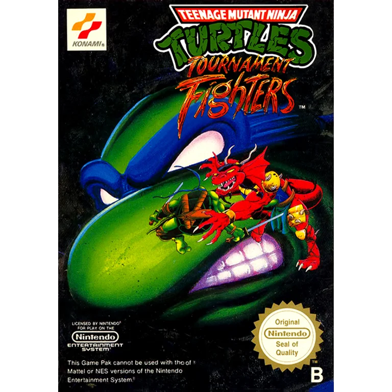 Jaquette de Teenage Mutant Hero Turtles Tournament Fighters 1 sur Nes
