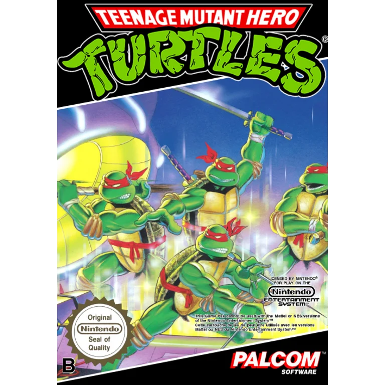 Jaquette de Teenage Mutant Hero Turtles sur Nes