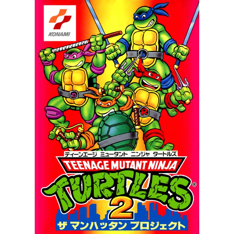 Jaquette de Teenage Mutant Ninja Turtles III The Manhattan Project sur Nes
