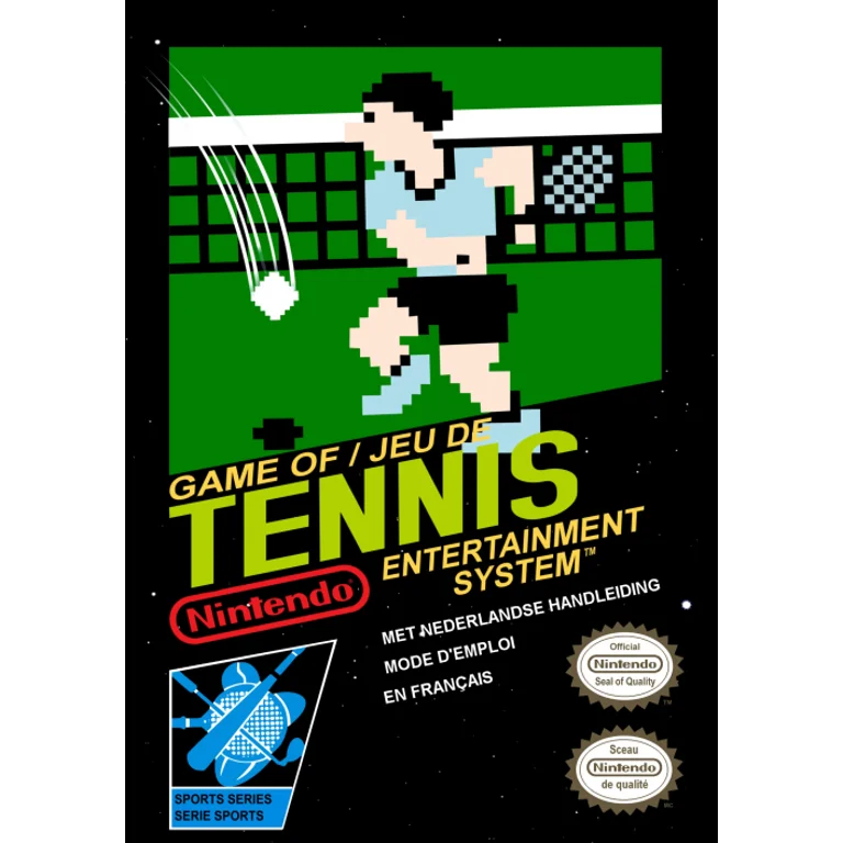Jaquette de Tennis 1 sur Nes