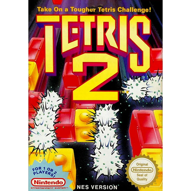 Jaquette de Tetris 2 1 sur Nes