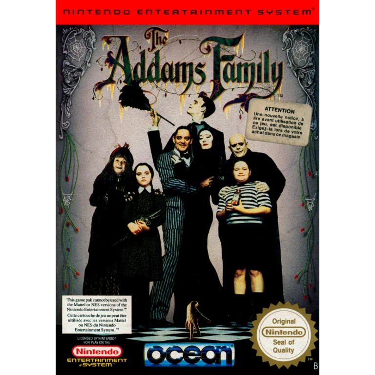 Jaquette de The Addams Family 1 sur Nes
