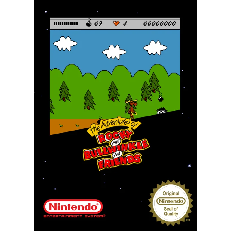 Jaquette de The Adventures of Rocky and Bullwinkle and Friends sur Nes