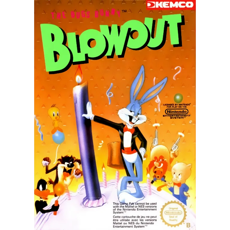 Jaquette de The Bugs Bunny Blowout 1 sur Nes