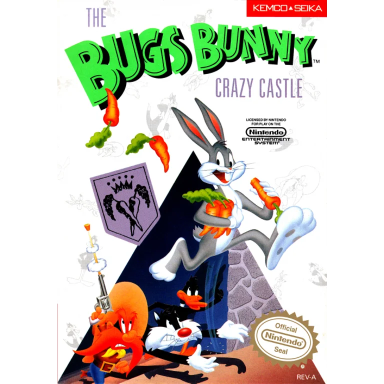 Jaquette de The Bugs Bunny Crazy Castle 1 sur Nes