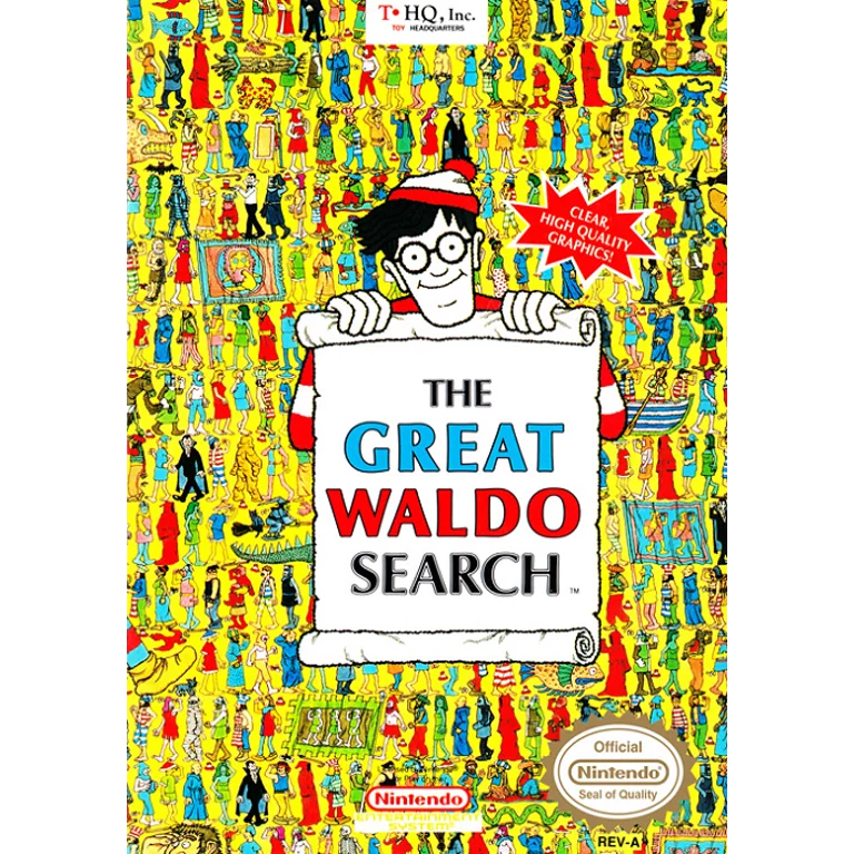 Jaquette de The Great Waldo Search 1 sur Nes