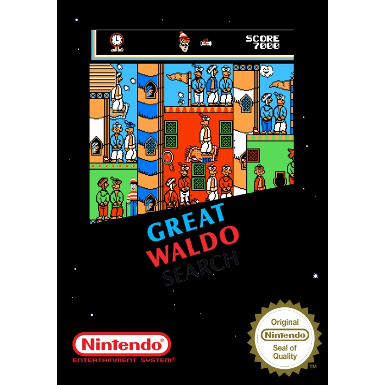 Jaquette de The Great Waldo Search sur Nes