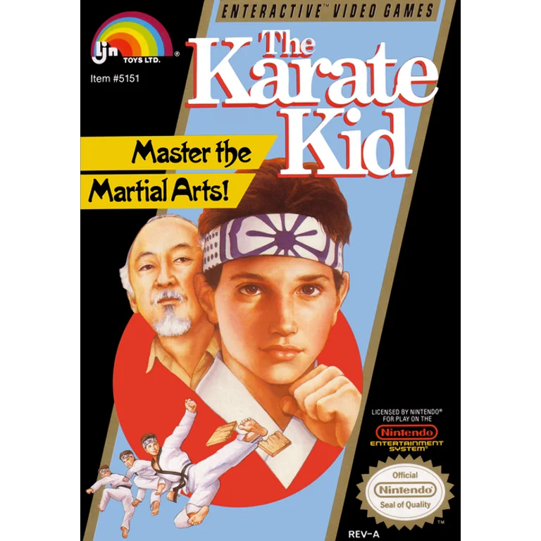 Jaquette de The Karate Kid 1 sur Nes