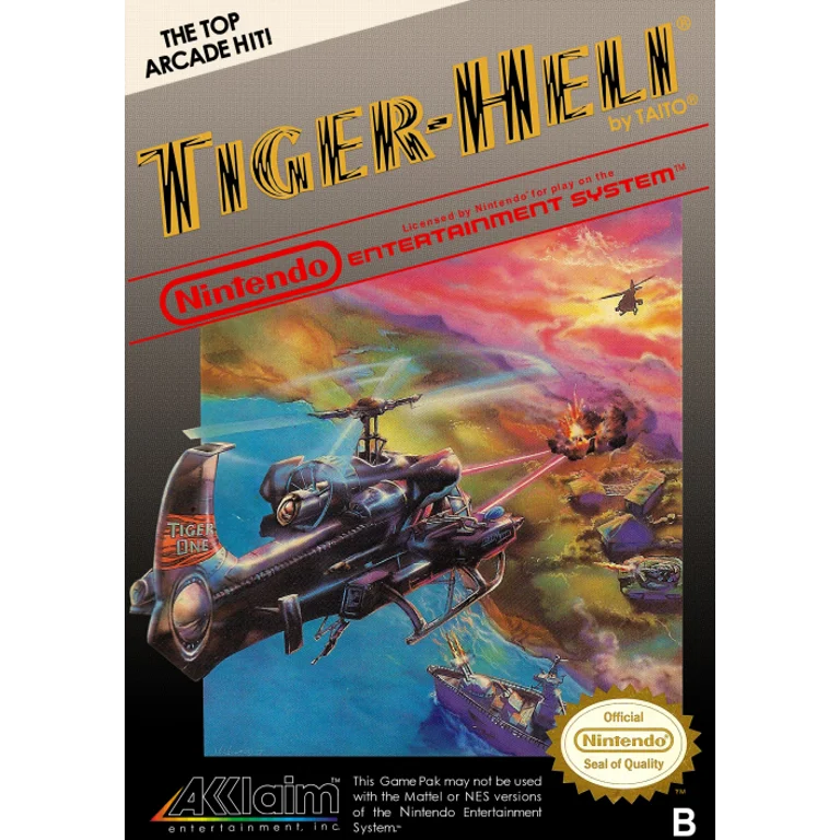 Jaquette de Tiger Heli 1 sur Nes