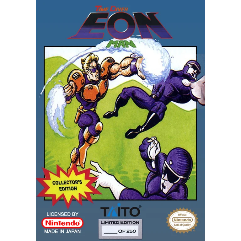 Jaquette de Time Diver Eon Man 1 sur Nes