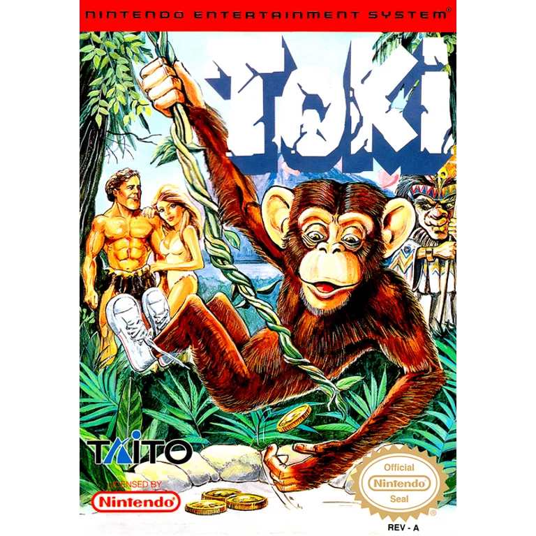 Jaquette de Toki 1 sur Nes