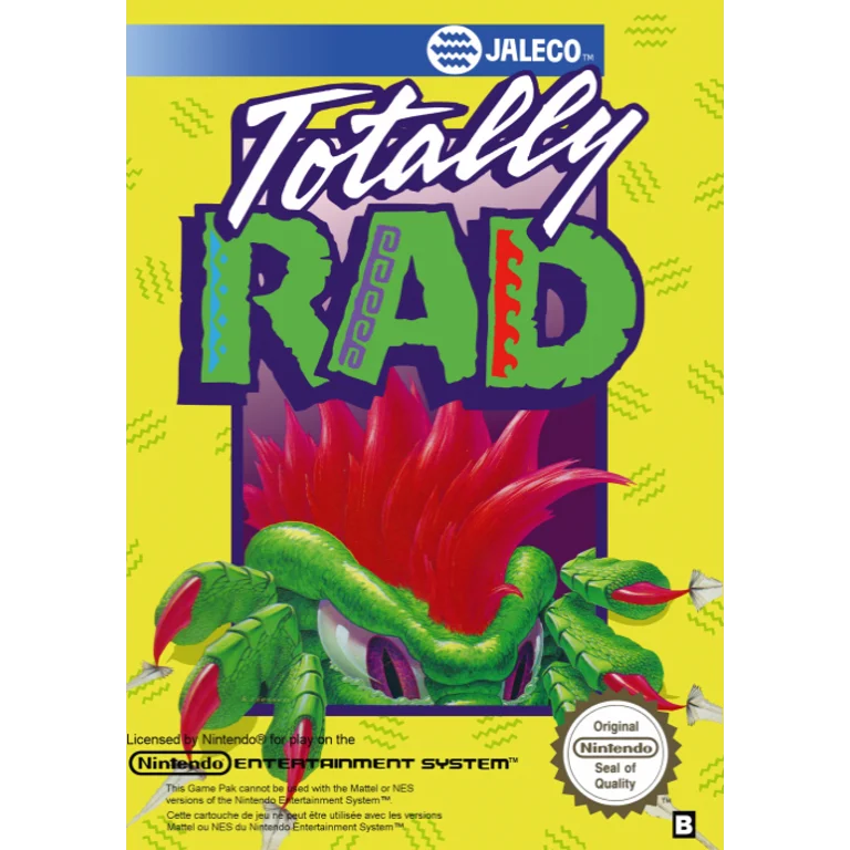 Jaquette de Totally Rad 1 sur Nes