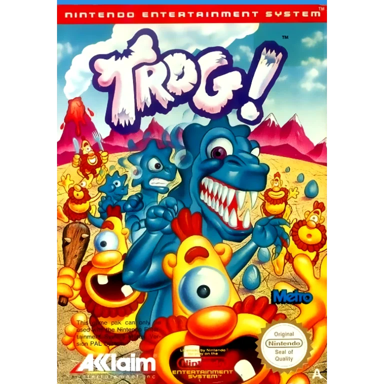 Jaquette de Trog 1 sur Nes
