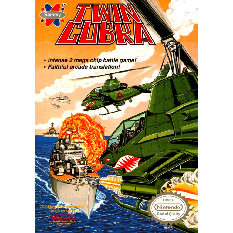 Jaquette de Twin Cobra 1 sur Nes