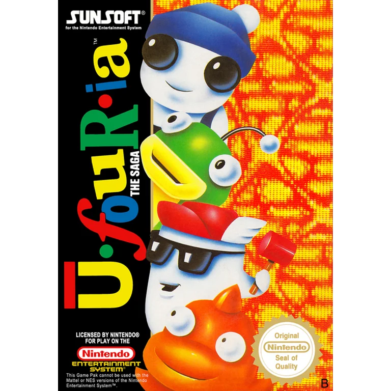 Jaquette de U four ia The Saga 1 sur Nes