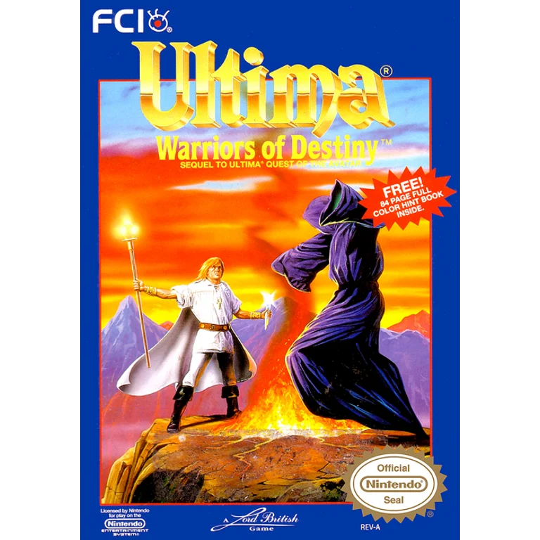 Jaquette de Ultima Warriors of Destiny 1 sur Nes