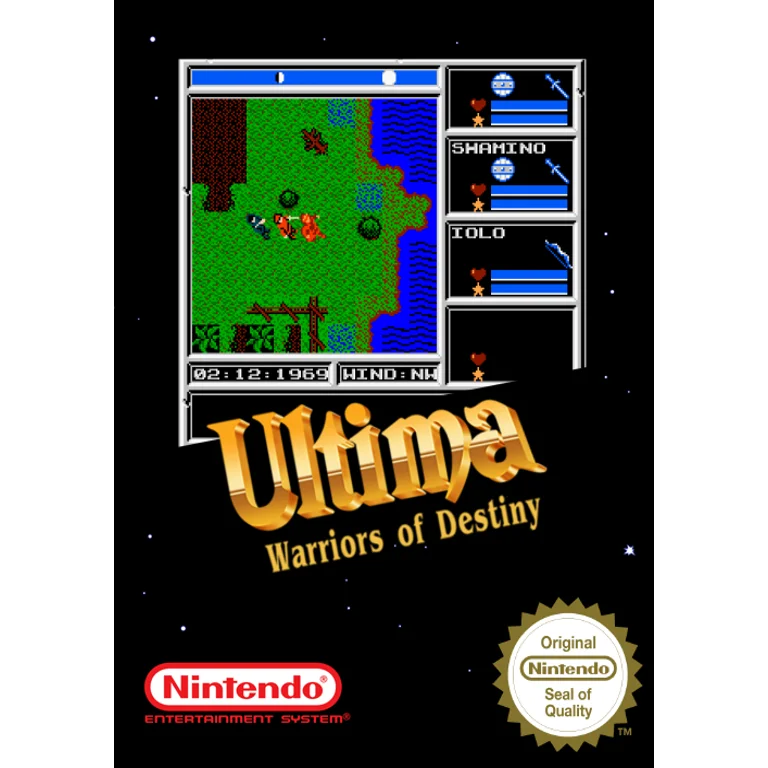 Jaquette de Ultima Warriors of Destiny sur Nes