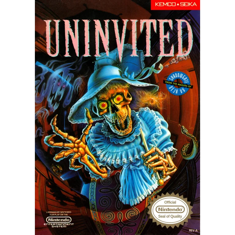 Jaquette de Uninvited 1 sur Nes