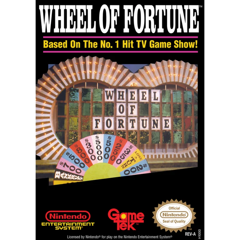 Jaquette de Wheel of Fortune 1 sur Nes