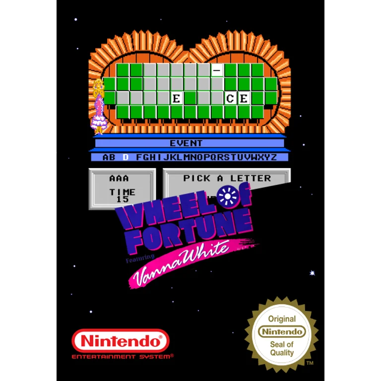 Jaquette de Wheel of Fortune Featuring Vanna White sur Nes
