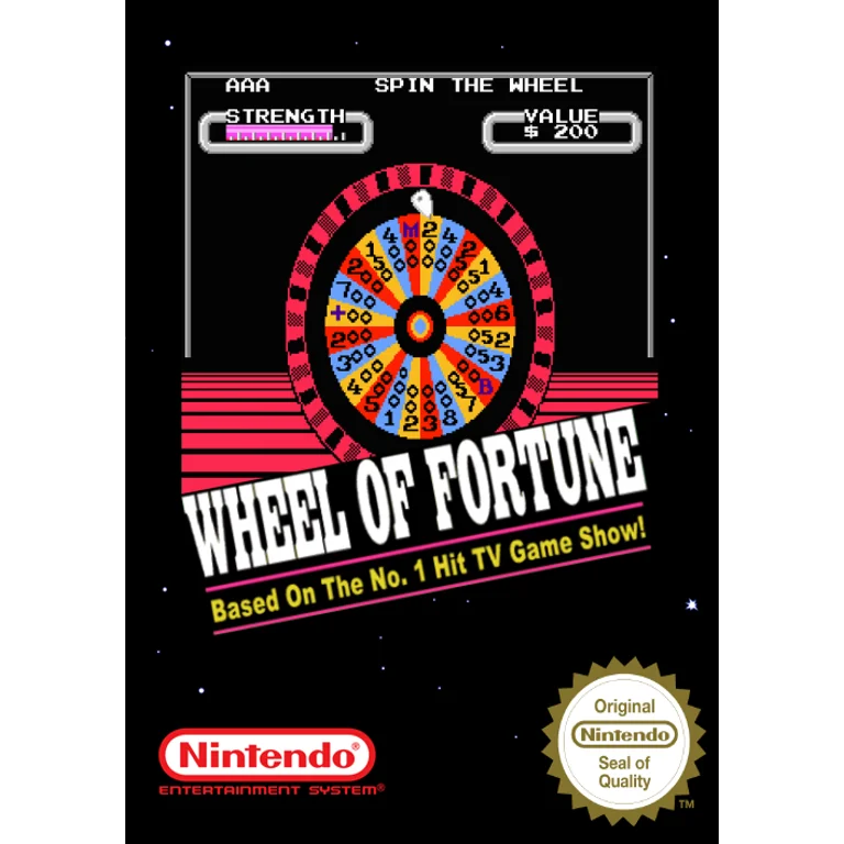 Jaquette de Wheel of Fortune sur Nes