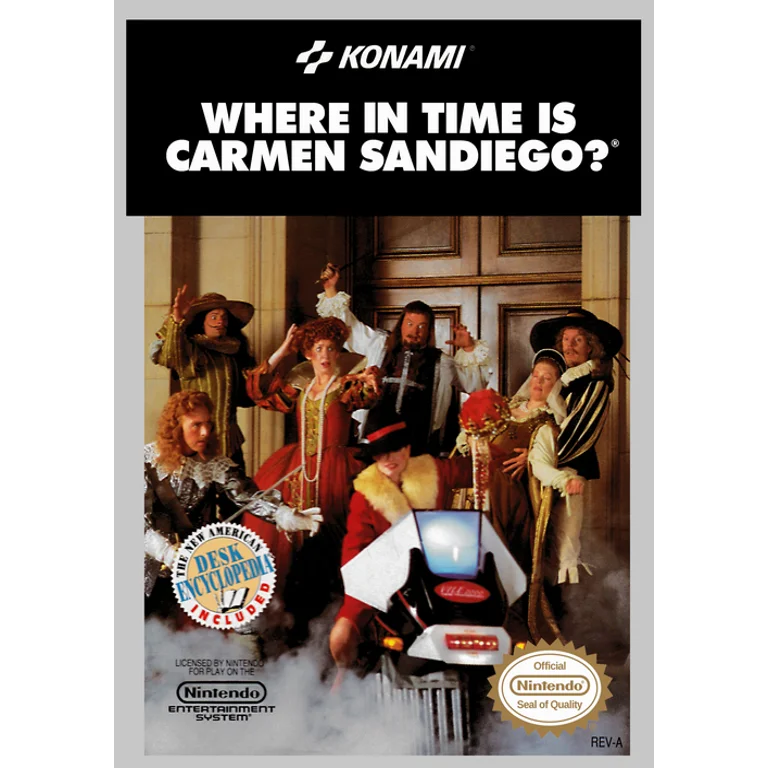 Jaquette de Where in Time is Carmen Sandiego 1 sur Nes