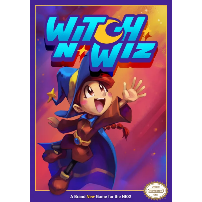 Jaquette de Witch n Wiz 1 sur Nes