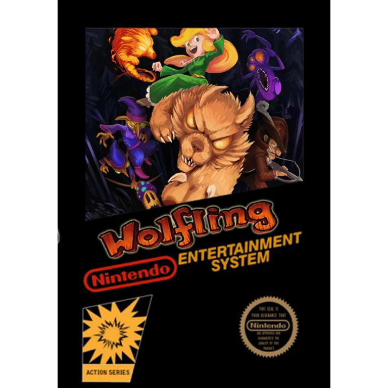 Jaquette de Wolfling 1 sur Nes