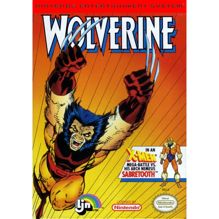 Jaquette de Wolverine 1 sur Nes