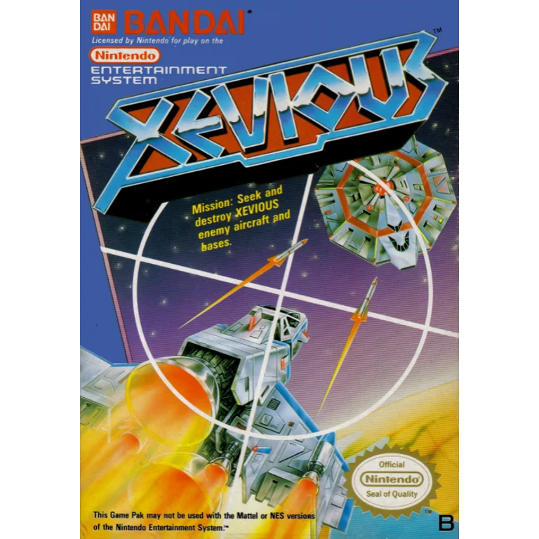 Jaquette de Xevious 1 sur Nes