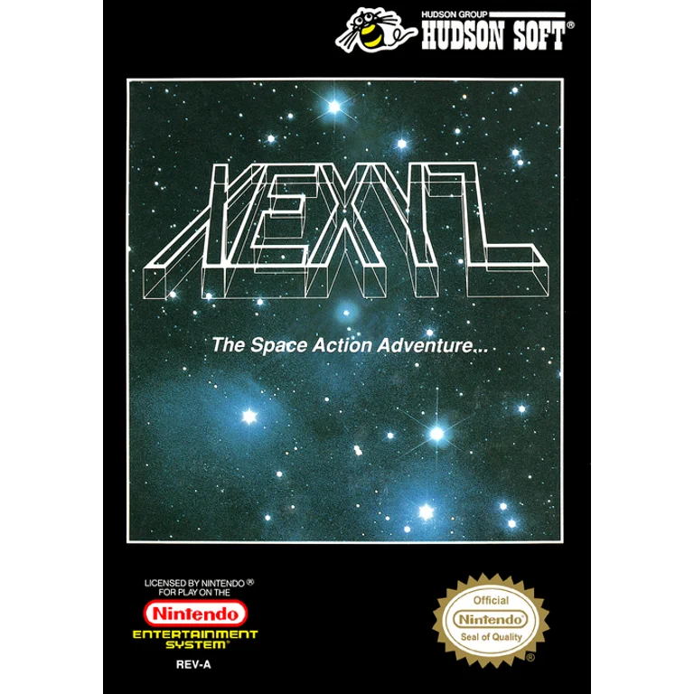 Jaquette de Xexyz 1 sur Nes