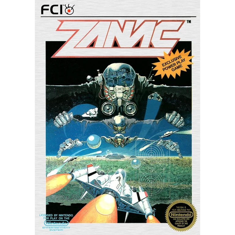 Jaquette de Zanac 1 sur Nes