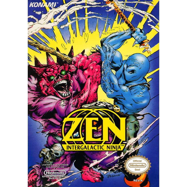 Jaquette de Zen Intergalactic Ninja 1 sur Nes
