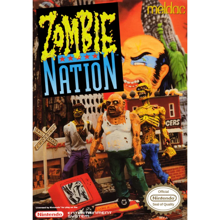 Jaquette de Zombie Nation 1 sur Nes