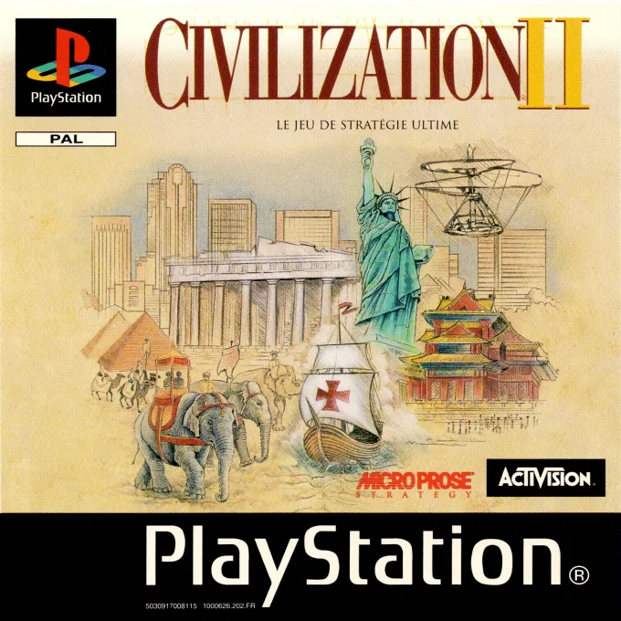 Jaquette de Civilization II sur Playstation